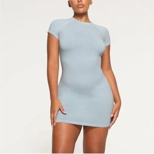 Skims NWT 2x Light Blue Bodycon Dress